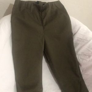 Pants with electric ban on inside